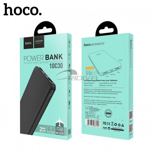 Išorinė baterija POWER BANK HOCO J26 10000mAh 